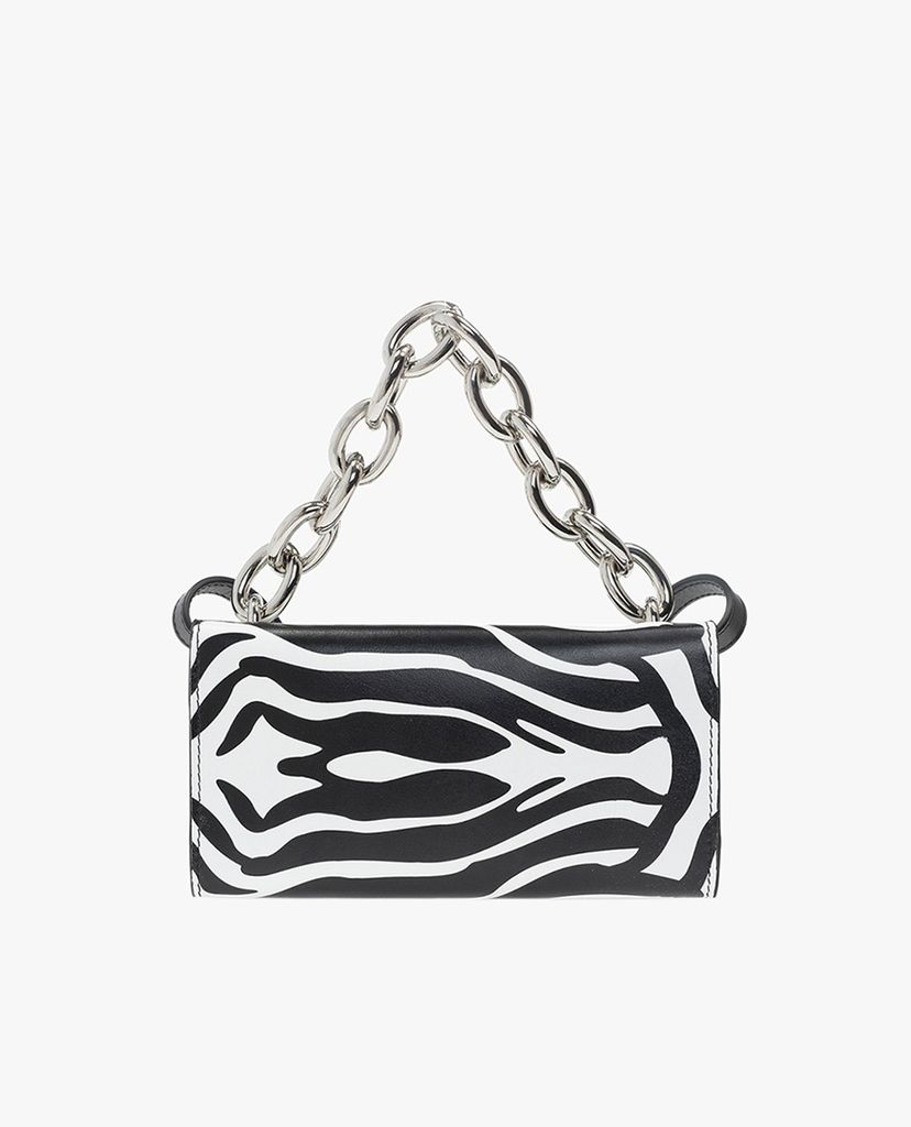 DSQUARED2 - Túi đeo chéo nữ chữ nhật nắp gập Animal Motif