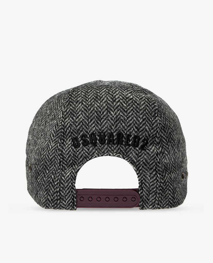DSQUARED2 - Nón beret nữ cổ điển Wool Peaked