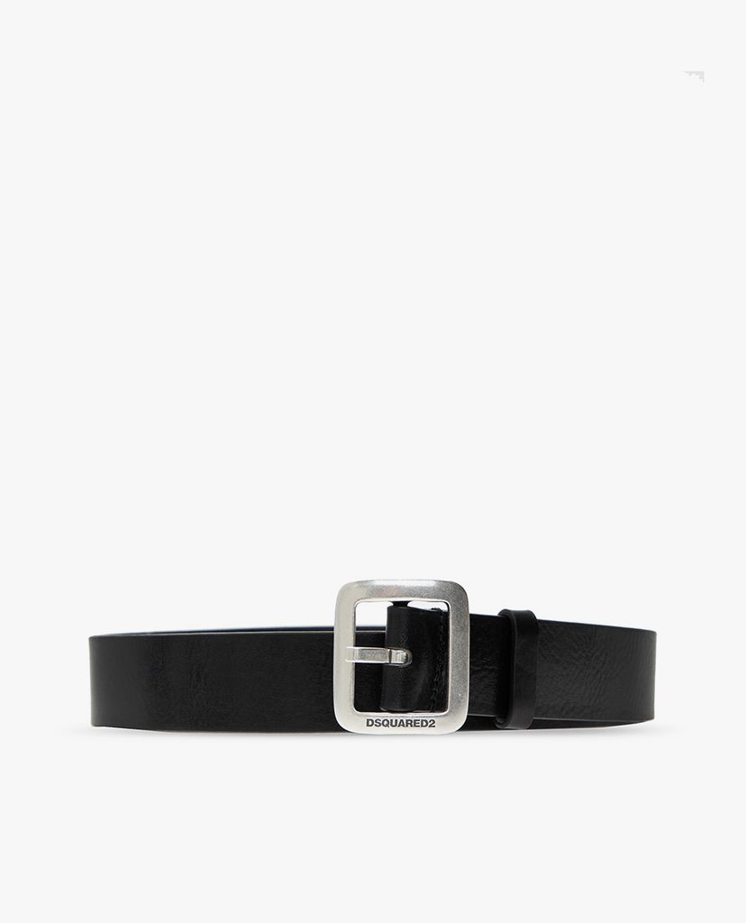 DSQUARED2 - Thắt lưng nam khóa vuông Leather
