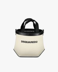DSQUARED2 - Túi xách tay nữ chữ nhật Small Canvas