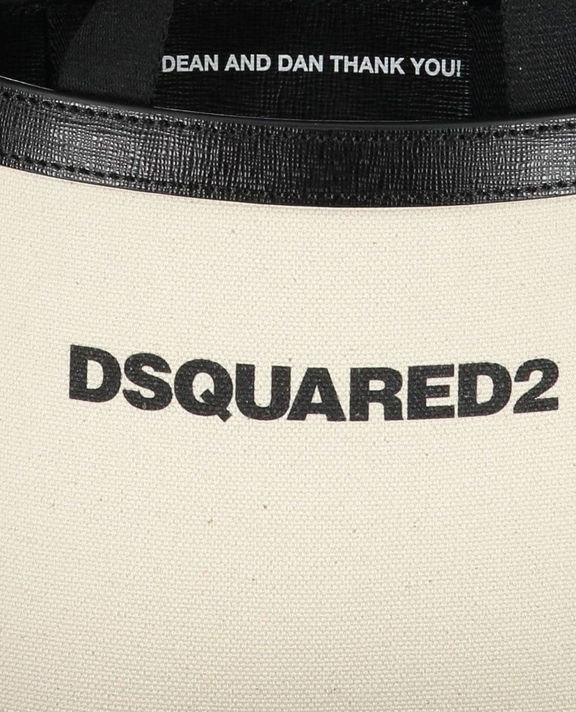 DSQUARED2 - Túi xách tay nữ chữ nhật Small Canvas