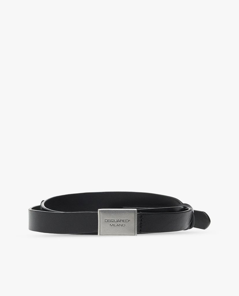 DSQUARED2 - Thắt lưng nữ phối khóa vuông Logo