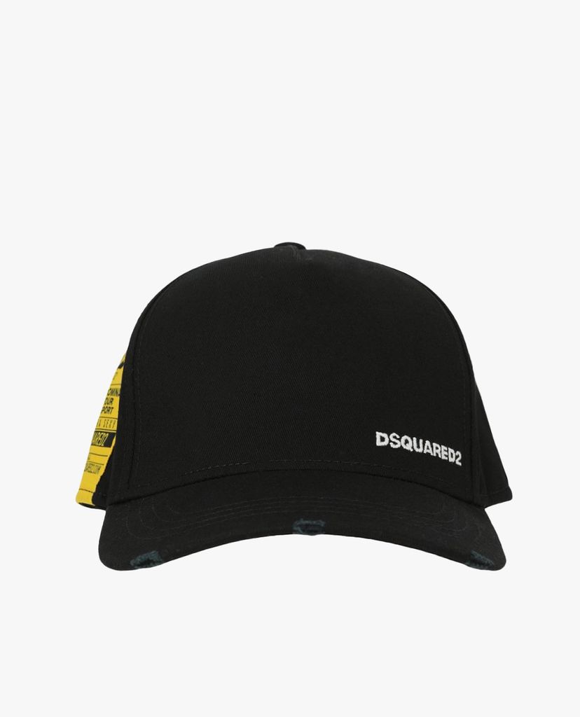 DSQUARED2 - Nón bóng chày nam rách vải thời trang