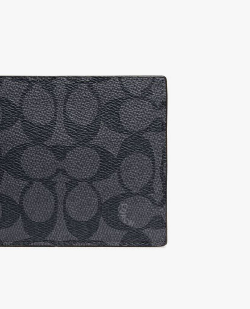 COACH - Ví nam gập chữ nhật 3 In 1 Signature Canvas