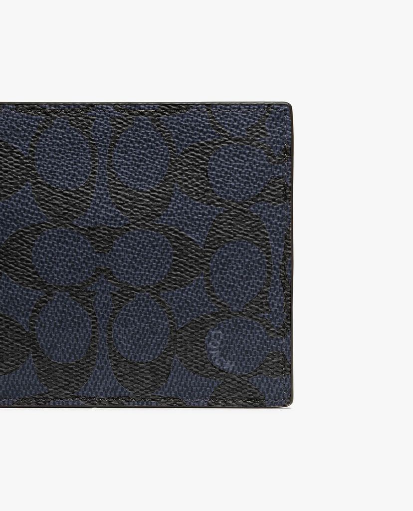 COACH - Ví nam gập chữ nhật 3 In 1 Signature Canvas