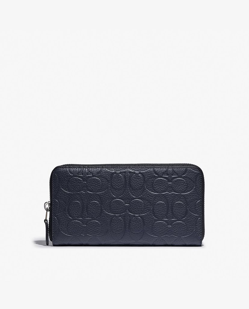 COACH - Ví nam dáng dài chữ nhật Accordion Signature Leather