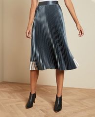 TED BAKER - Chân váy midi xếp li Glaycie