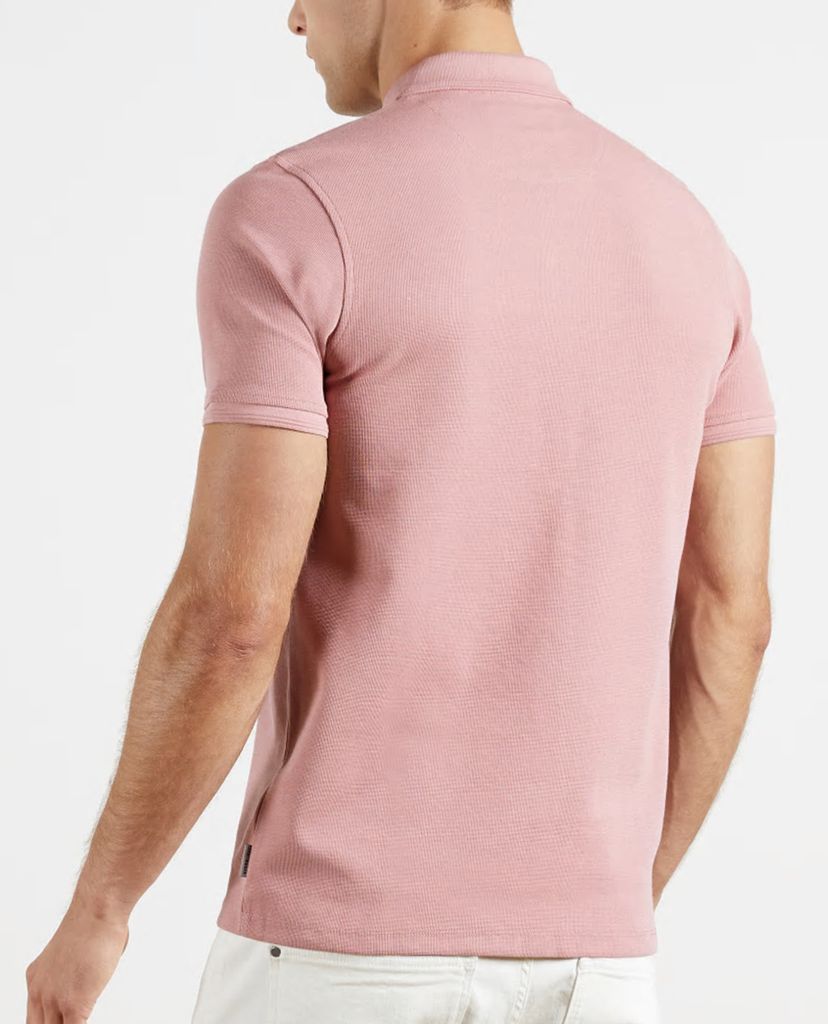 TED BAKER - Áo polo nam tay ngắn phối khóa zip Dodgem