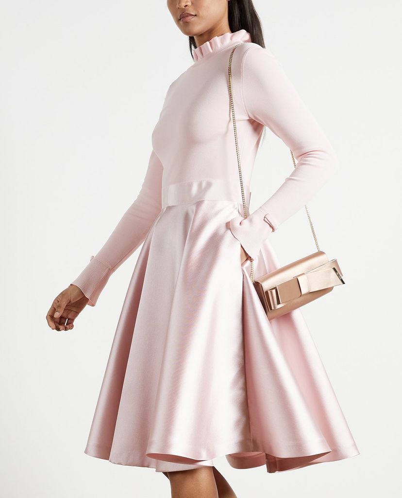 TED BAKER - Túi đeo vai nữ chữ nhật đính nơ Abyya