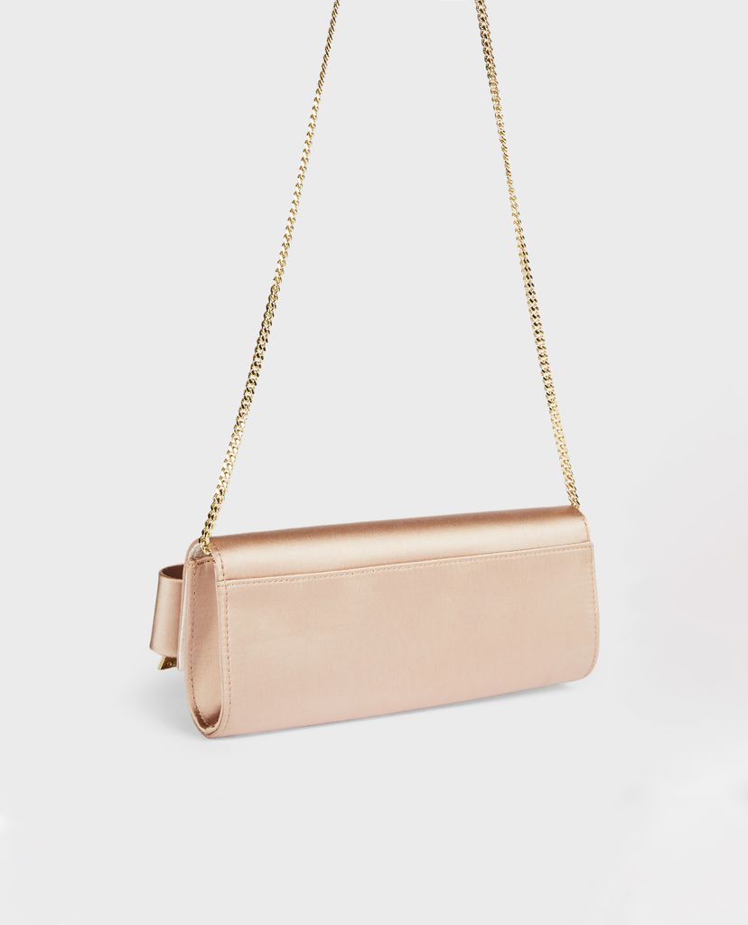 TED BAKER - Túi đeo vai nữ chữ nhật đính nơ Abyya
