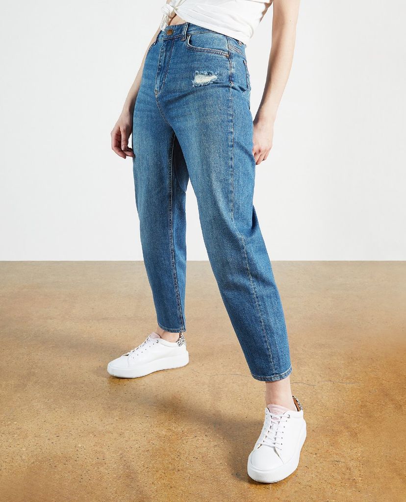 TED BAKER - Quần jeans nữ phom suông Emmba Straight Leg