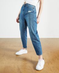 TED BAKER - Quần jeans nữ phom suông Emmba Straight Leg