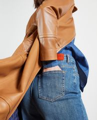 TED BAKER - Quần jeans nữ phom suông Emmba Straight Leg