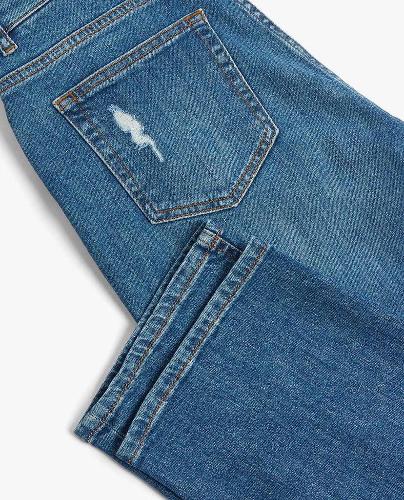 TED BAKER - Quần jeans nữ phom suông Emmba Straight Leg