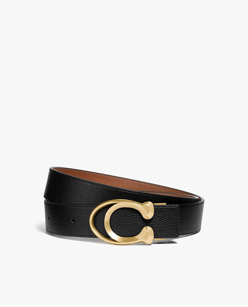 COACH - Thắt lưng nam bản vừa thời trang Signature Buckle