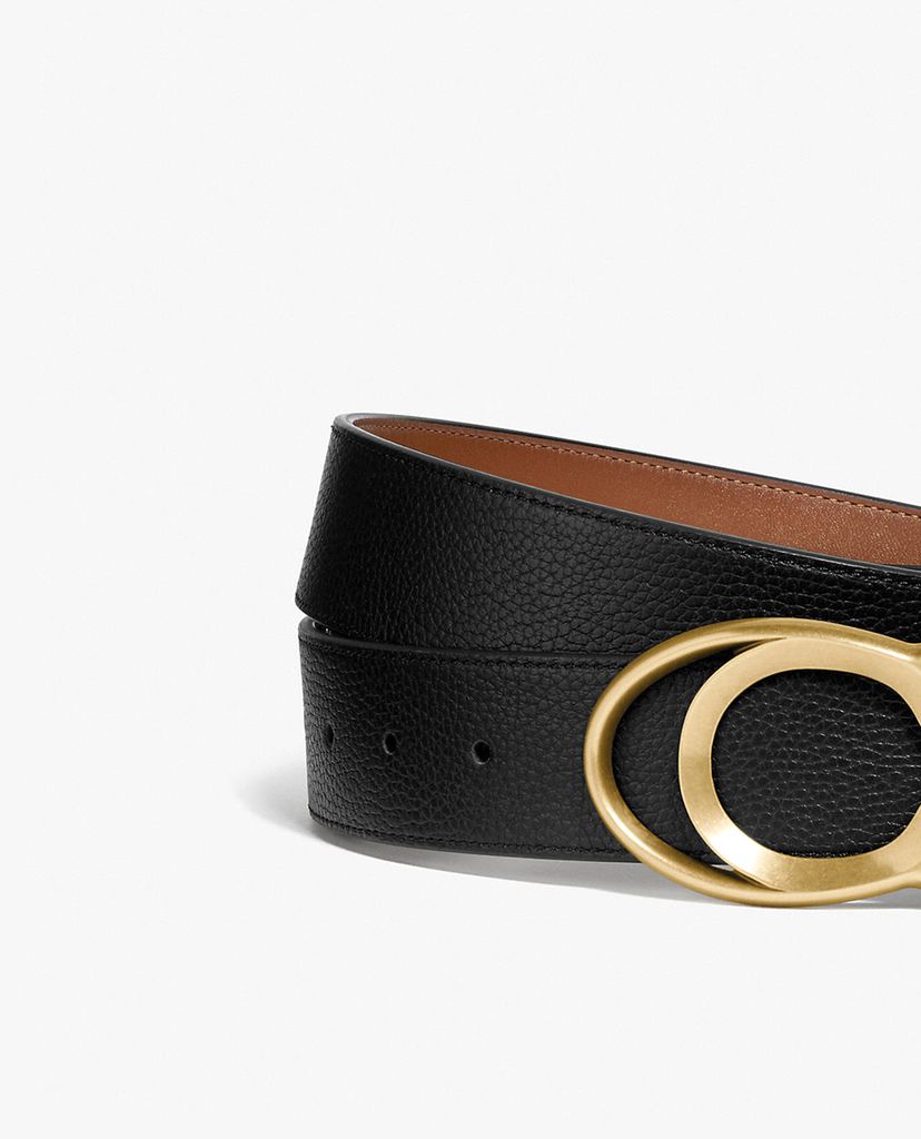 COACH - Thắt lưng nam bản vừa thời trang Signature Buckle