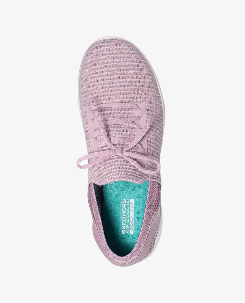 SKECHERS - Giày sneakers nữ phối dây thời trang