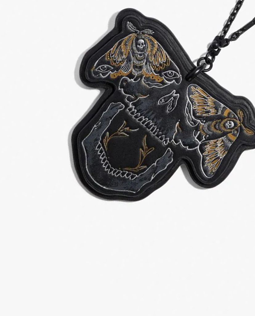 COACH - Thẻ treo túi xách Chelsea Skull Bag