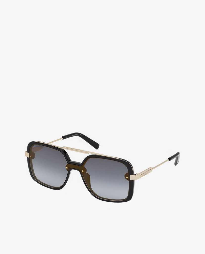 DSQUARED2 - Kính mát phom chữ nhật thời trang Ivo