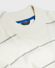 TED BAKER - Áo len nam tay dài cổ tròn Stripe Mock Neck