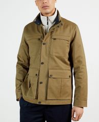 TED BAKER - Áo khoác nam cổ trụ tay dài Swale