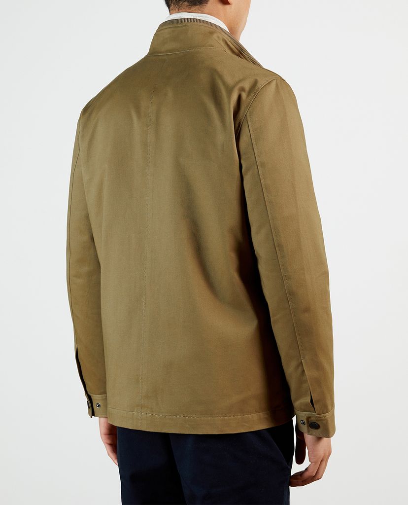 TED BAKER - Áo khoác nam cổ trụ tay dài Swale