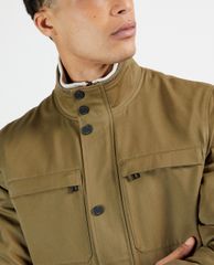 TED BAKER - Áo khoác nam cổ trụ tay dài Swale