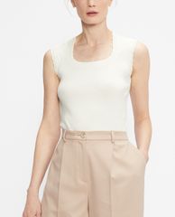 TED BAKER - Áo kiểu nữ sát nách cổ vuông Staciey