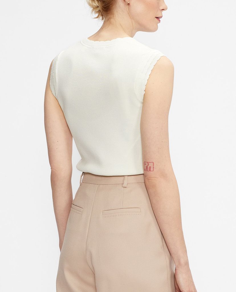 TED BAKER - Áo kiểu nữ sát nách cổ vuông Staciey