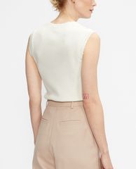 TED BAKER - Áo kiểu nữ sát nách cổ vuông Staciey