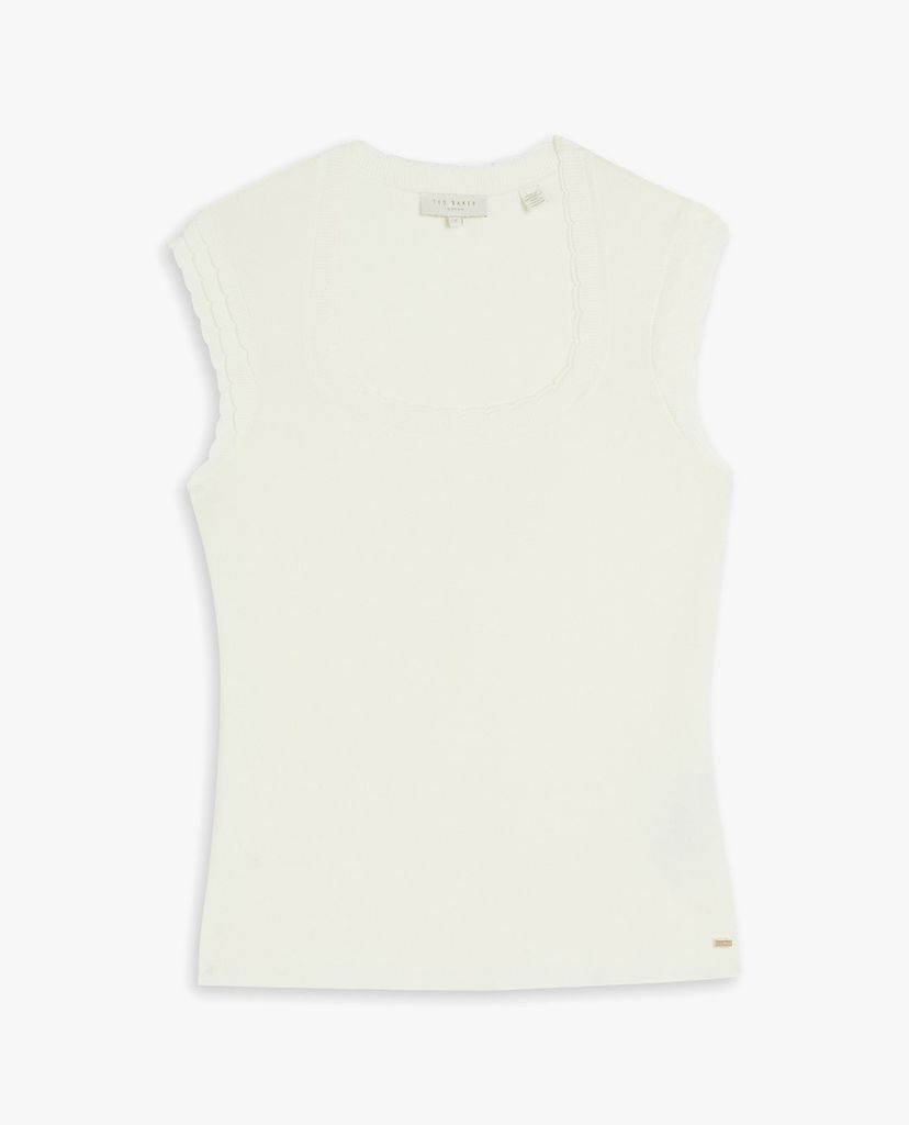 TED BAKER - Áo kiểu nữ sát nách cổ vuông Staciey