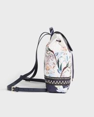 TED BAKER - Balo nữ nắp gập phối dây rút Diba Decadence Drawstring