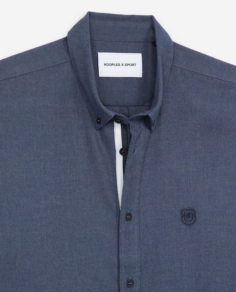 THE KOOPLES - Áo sơ mi nam tay dài Navy