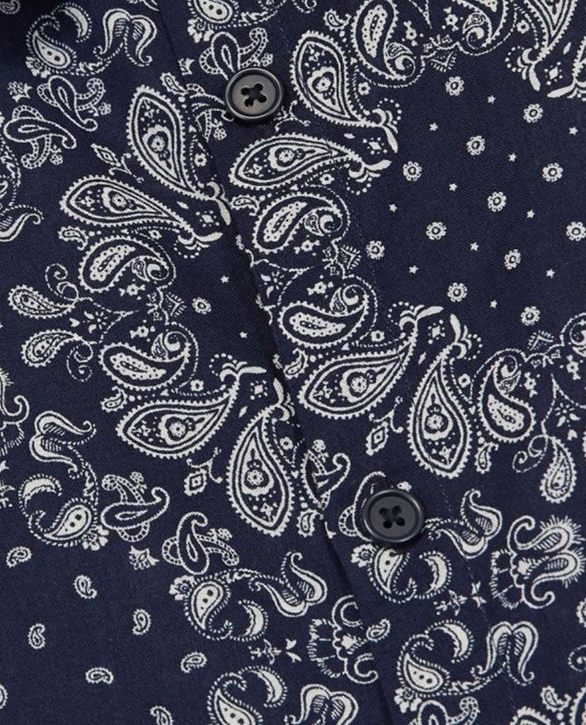 THE KOOPLES - Áo sơ mi nam tay dài Bandanna Print