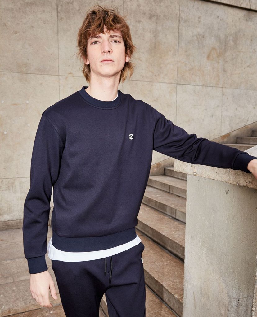 THE KOOPLES - Sweatshirt nam Navy Logo
