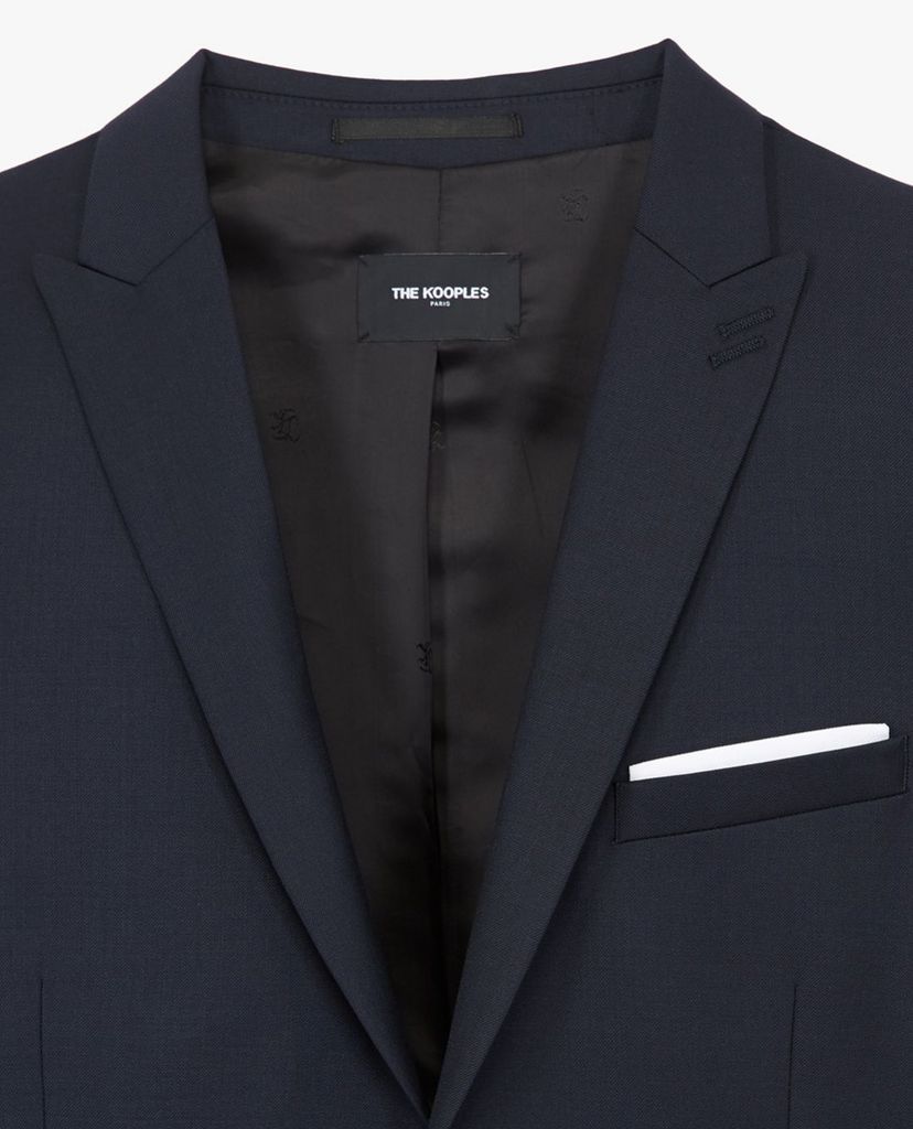 THE KOOPLES - Áo vest nam thanh lịch Fitted Navy Blue