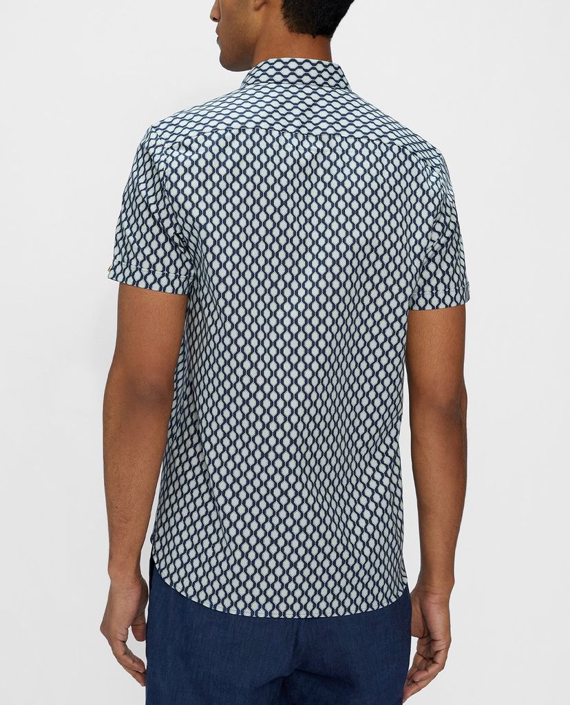 TED BAKER - Áo sơ mi nam tay ngắn Huncomb