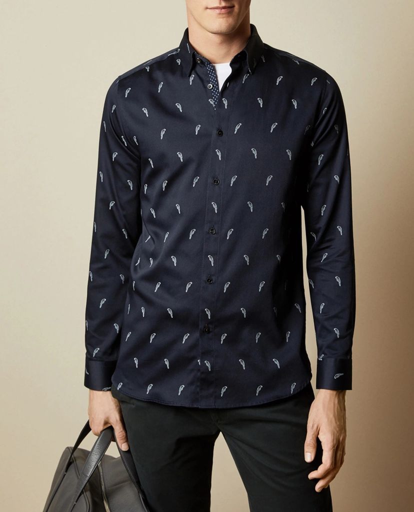 TED BAKER - Áo sơ mi nam tay dài Alott