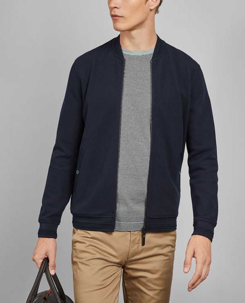 TED BAKER - Áo khoác nam bomber tay dài Flak