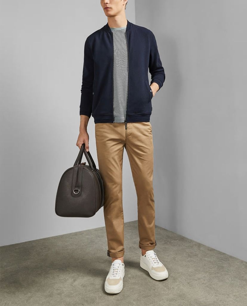 TED BAKER - Áo khoác nam bomber tay dài Flak