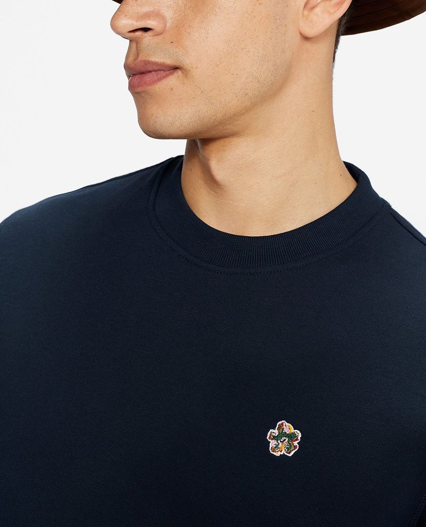 TED BAKER - Áo sweatshirt nam tay dài cổ tròn Hatton