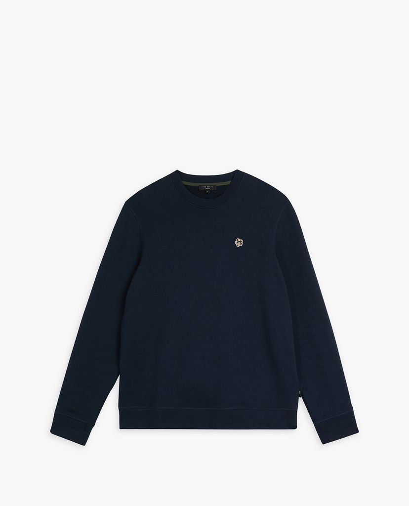 TED BAKER - Áo sweatshirt nam tay dài cổ tròn Hatton