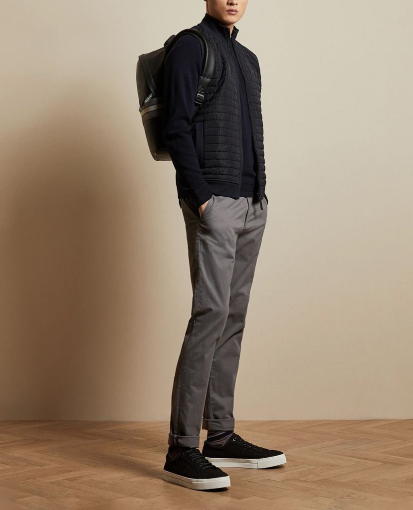TED BAKER - Áo khoác ghi lê nam cổ cao Rapids