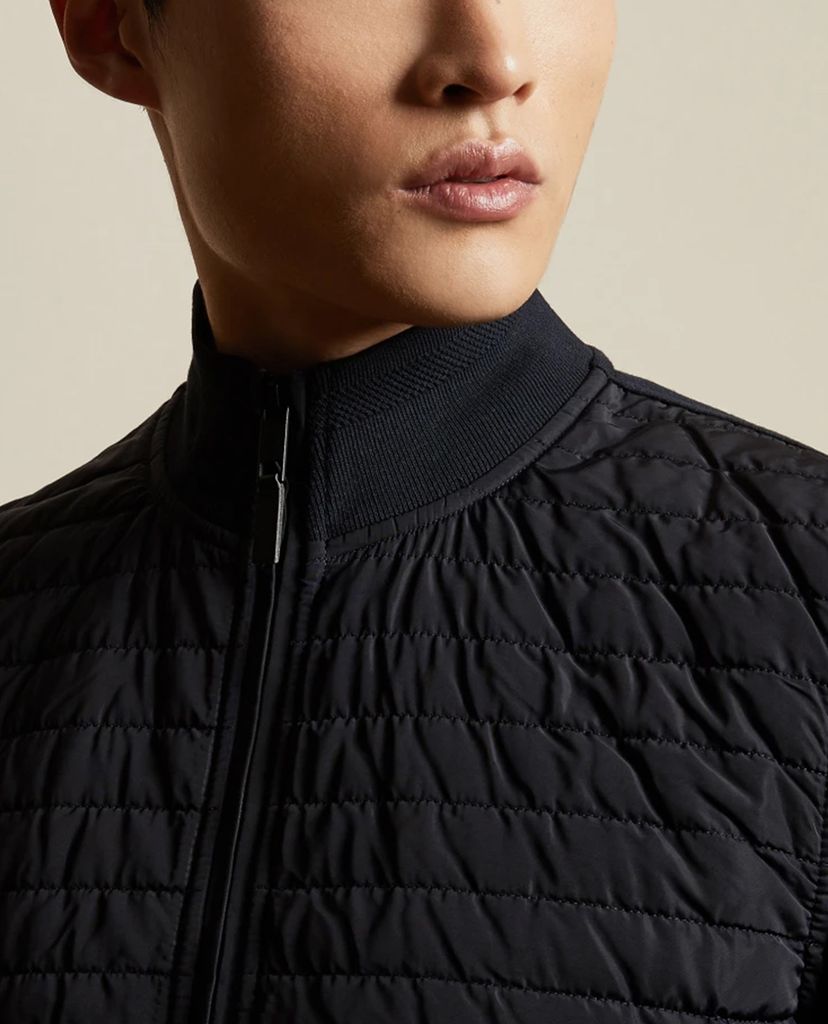 TED BAKER - Áo khoác ghi lê nam cổ cao Rapids