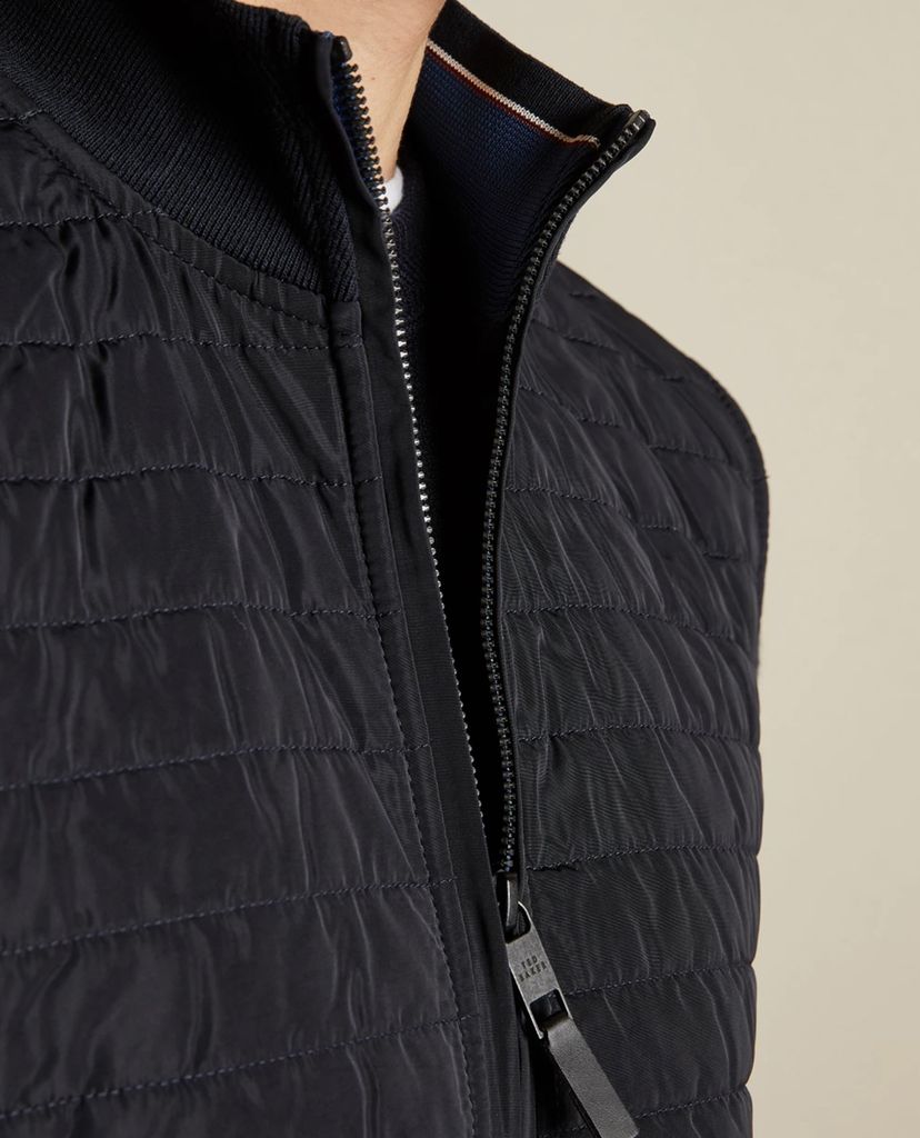 TED BAKER - Áo khoác ghi lê nam cổ cao Rapids