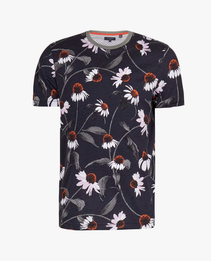 TED BAKER - Áo thun nam cổ tròn ngắn tay TDrive