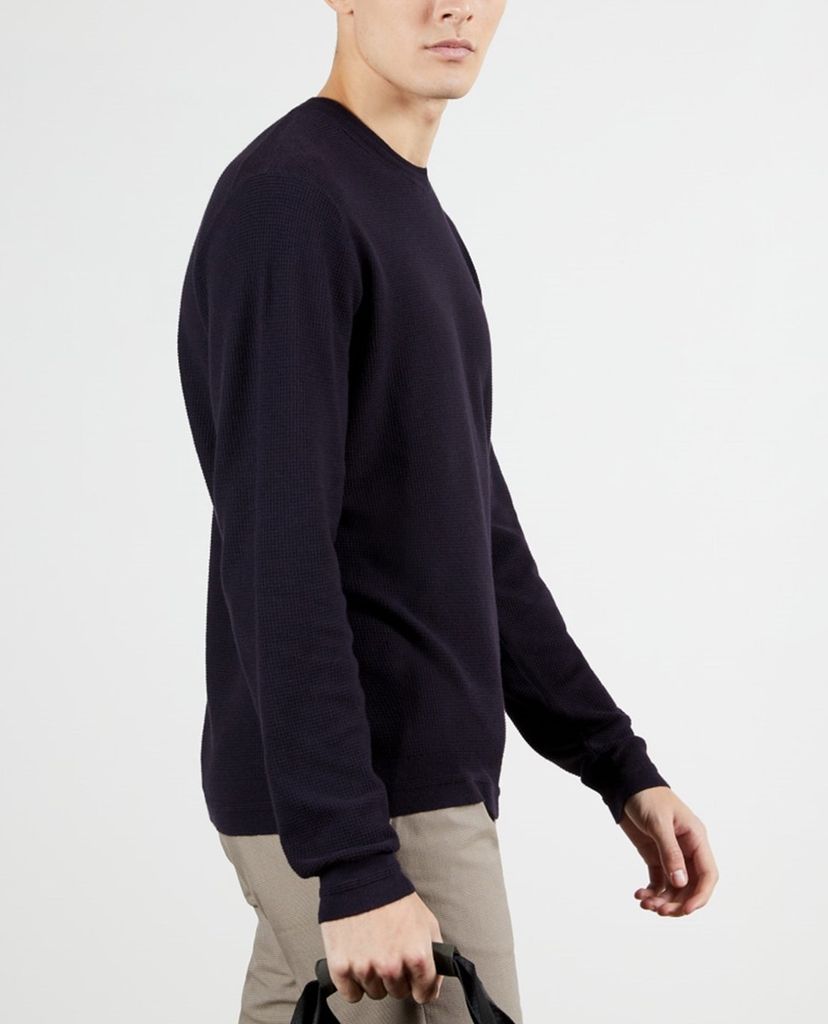 TED BAKER - Áo sweatshirt nam tay dài cổ tròn Staylay