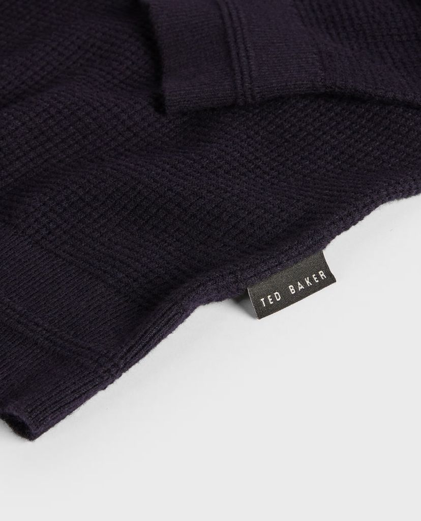TED BAKER - Áo sweatshirt nam tay dài cổ tròn Staylay