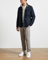 TED BAKER - Áo khoác nam cổ trụ tay dài Swale