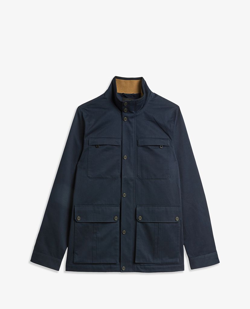TED BAKER - Áo khoác nam cổ trụ tay dài Swale
